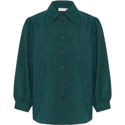 Damesblouse met lange mouwen KAFFE KAVera Corduroy