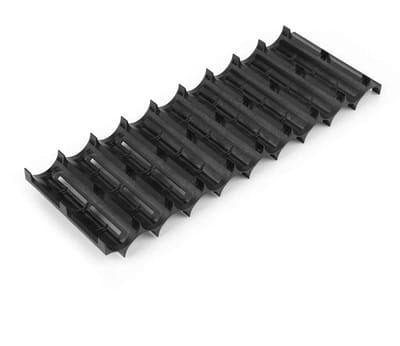 Dailygoody - 18650 batterijhouder - Beschermende houder voor lithiumbatterijen - Verpakking van 10 - ABS-hars kwaliteit - Ideaal voor opslag van cilin