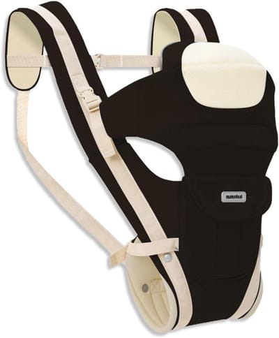 Draagzak - Baby drager - Comfortabel dragen - Ergonomisch M-vorm - Tot 15 kg - Koffiebruin