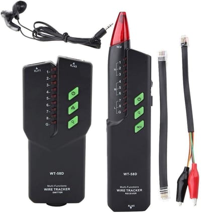 Allecto - Cable Finder - Netwerk Kabel Tester - Handzaam en Efficiënt - WT-58D - Voor Telecommunicatie en Netwerkonderhoud - Geschikt voor Professi...