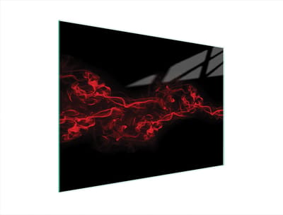 TMK ArtDeko - Snijplank Glas - 40x30 cm - Zwart - Antibacterieel - Hittebestendig