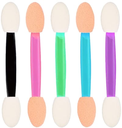 Dailygoods- Oogschaduwapplicators 100 stuks - Wegwerp - Dubbelzijdig - Make-upapplicator - Spons - Huidvriendelijk materiaal - Make-upapplicators