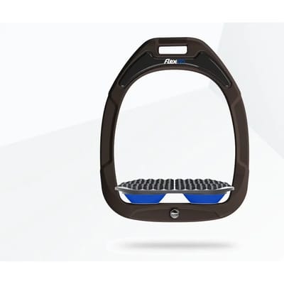 Endurance stijgbeugels Bruin/Grijs/Blauw Flex-On Green Composite