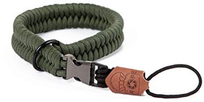 Camera Polsband van Handgevlochten Paracord met Snelsluitsysteem - Silent Black - One Size