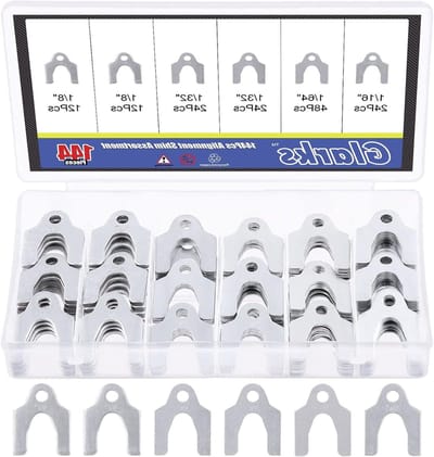 Universele Carrosserie Shim Set - Uitlijning Shims - Carrosserie Aanpassing - Verzinkt Staal - 4 Maten Assortiment