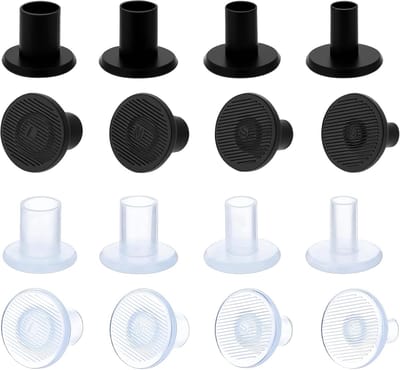 Hoge Hak Beschermers - Schoen Hulzen - Bescherming en Demping - Antislip Structuur - 8 Paren - Transparant
