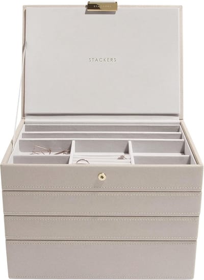 Medium sieradendoosje set van 4 voor sieraden en accessoires