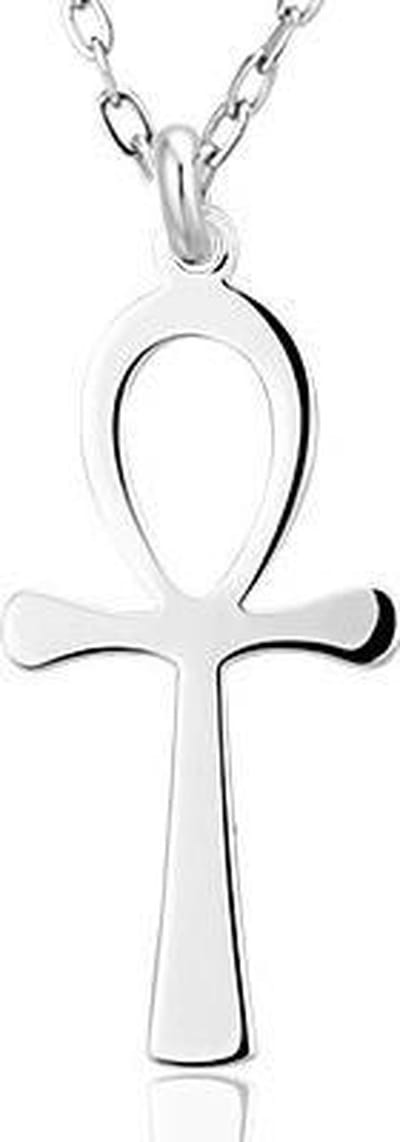 Montebello Ketting Ankh - 925 Zilver - Symbool - 16x30mm - 45cm