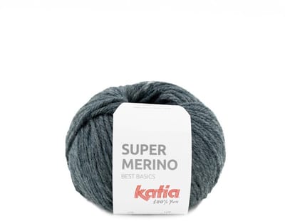 Katia Super Merino - 11 donkergrijs - Wol/Acryl Garen