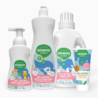 Siveno Natuurlijk Babyverzorging Voordeelset 4 Stuks