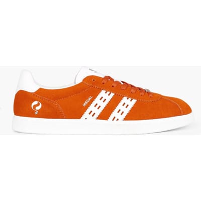 Q1905 Sneaker medal classic retro oranje/wit