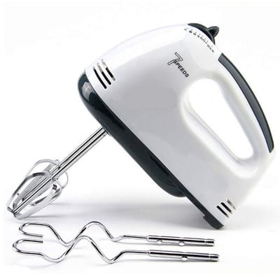 T&F Elektrische Handmixer met 7 Snelheden en Deeghaken - Perfect voor Taart en Brood