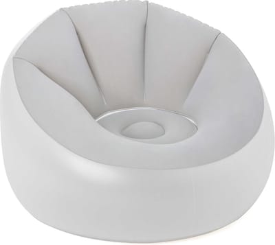 Bestway - opblaasbare stoel - met verlichting - 102x97x71 cm - grijs