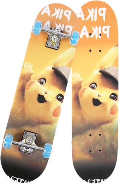 Skateboard Compleet - Cruiser Board - Straat Cruisen - Oplichtende Wielen - 31 x 8 inch - Pika