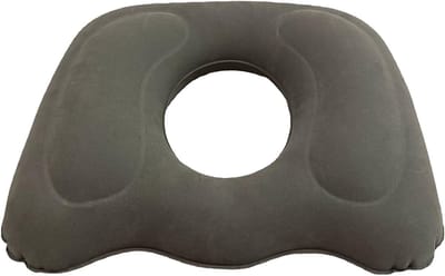 Opblaasbaar Donut Kussen - Orthopedisch Zitkussen - Coccyx Pijnverlichting - Ideaal voor Coccyx - Prostaat - Ischias - Beddwonden - Aambeien - Zitkussen voor Thuis - Kantoor - Auto - Groen
