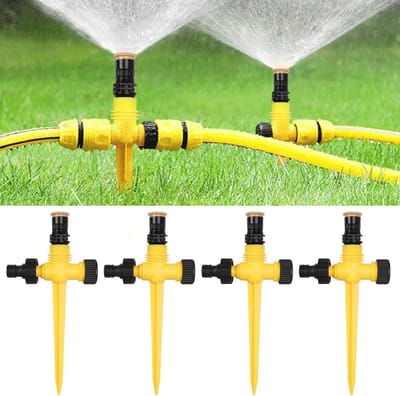 Automatische Tuinsproeier 360 Graden Draaibaar - 4 Stuks Voor Tuin, Gazon, Planten En Groenten