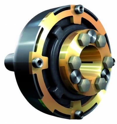 Centaflex koppeling M-127 1.0 max. 250Nm (plezier) D=63 5mm Tk=82 5mm Z=4x90° M=M10