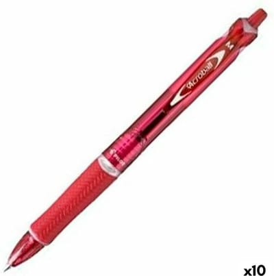 Balpen PILOT Begreen Acroball medium rood | 10 stuks