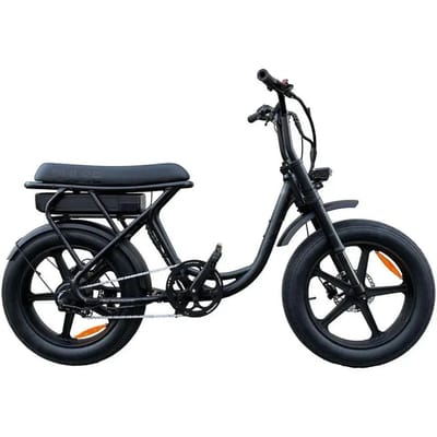Pulse S6 Go - Elektrische Fatbike - Zwart - Tot 100 km Actieradius - Hydraulische Schijfremmen - Lage Instap - 250W Motor