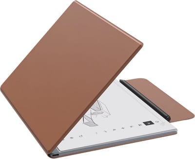 Lichtgewicht Ultradunne Magnetische Tablet Hoes 10,3 Inch – Smart Cover met Brede Penhouder en Beschermende Sluiting – Tablet Case / Beschermhoes 10,3 Inch Tablet - Bruin