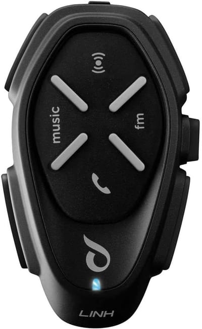 Bluetooth Intercom voor Motorcommunication tot 700 Meter - Communicatie tussen 2 Motorrijders met 20 Uur Gespreksduur - Muziek, GPS en Radio Functie