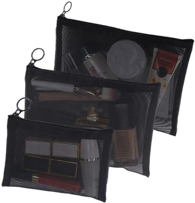 NTH products - Cosmetic Case Klein - Handbag Organizer - Lichtgewicht en Compact - 3 Stuks - Perfect voor Reizen en Dagelijks Gebruik - Ideaal voor Make...