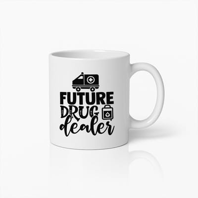 Grappige Apothekersstudent Mok 330ml – Toekomstige Pillenverkoper Koffiebeker – Medische School Cadeau voor Toekomstige Apotheker