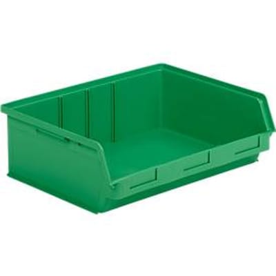 Magazijnbak LF 351 ZW SSI Schäfer - polypropeen - L 348 x B 470 x H 145 mm - 17 l - groen