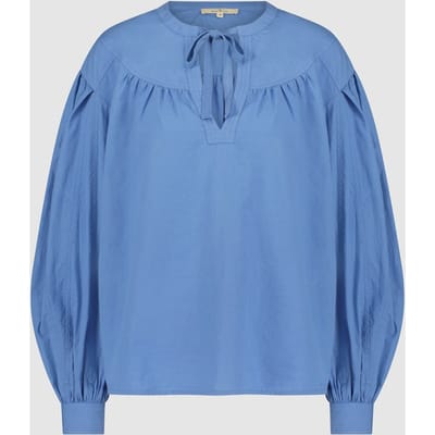 Circle of Trust Julie Blouse Blue Yonder Maat: XS | Longsleeves Outlet | Dames | Blauw