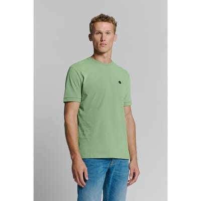 No Excess T-shirt Crewneck Peached Green Größe: S | Basic T-Shirts Outlet | Herren | Grün