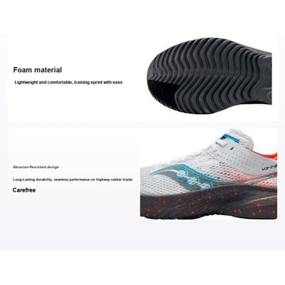 Saucony Kinvara 14 White Agave Gravel Heren Sneakers S20823-85 42 gray