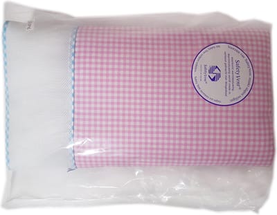 ANEL - hoofdbeschermer klein - geruit - met safety vent. - Roze - 40x60cm
