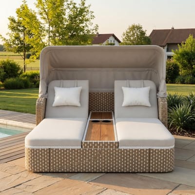 Luxe Ligbed – Oud – Industrohome