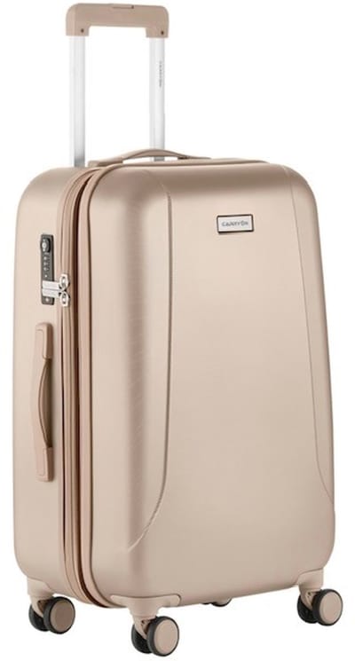CarryOn Skyhopper Middenmaat Koffer 65Ltr - Reiskoffer 68cm met Expander - Champagne