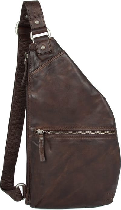 Leren Slingbag - Reese - Donkerbruin