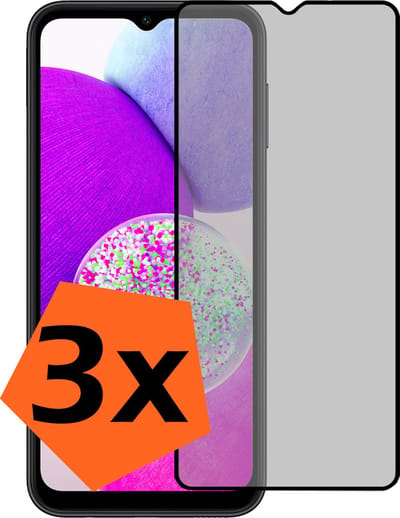 Screenprotector - 3 Stuks - Geschikt voor Samsung Galaxy A14 - Privacy Filter - Gehard Glas - Beschermglas - Tempered Glass - Screen Protector