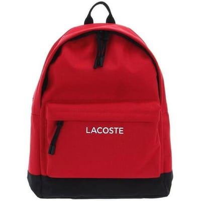 LACOSTE Vrije tijd rugzak Rugzak met laptopvak Backpack Rouge 240 Noir Rood