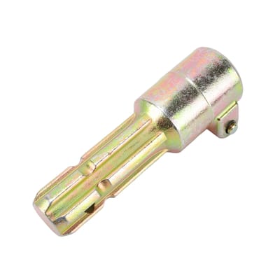 Trekker PTO Verlengstuk Adapter 1-3/8 inch 6-Spline Vrouwelijk 1-3/8 inch 6-Spline Mannelijk 70 pk Trekker Asverlenger Snelkoppeling Adapter beige