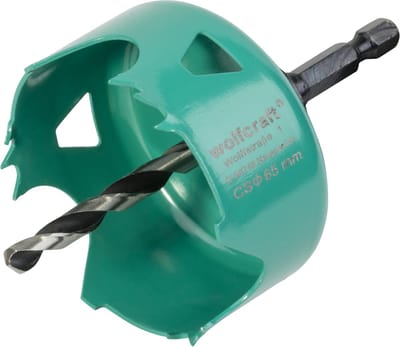 wolfcraft - Carbonstalen gatenzaag Ø 65 mm - 5967000
