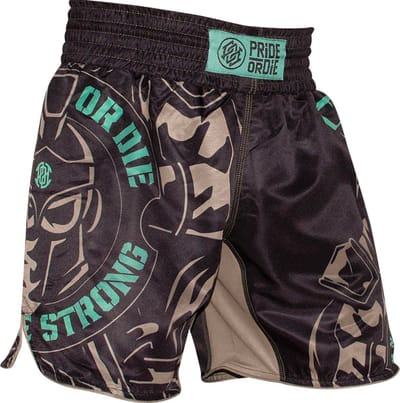 PRIDE or Die Fight Shorts Only the Strong Zwart - M - Jeans Maat 32