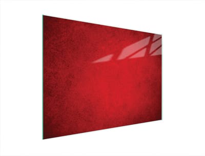 TMK ArtDeko - Serie Snijplank - Rood - Glas - 40x30 cm