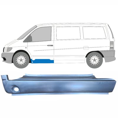Reparatie dorpel voorste deuren voor Mercedes Vito I W638 1996-2003 / Links