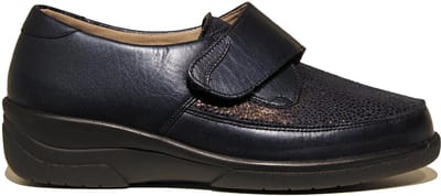 Solidus -Dames - blauw donker - lage gesloten schoenen - maat 36.5