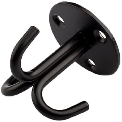 Allecto - Roestvrij stalen haak - Heavy Duty - Duurzaam en sterk - 51,5 mm - Wandmontage haak - Geschikt voor schommels en hangmatten - Marine dek