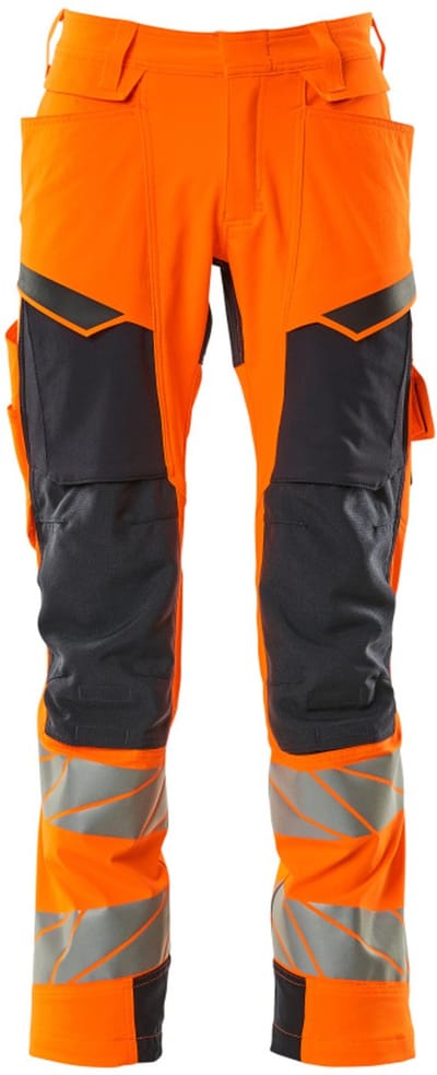 Mascot Accelerate Safe Broek met kniezakken 19279-510 - hi-vis oranje/donkermarine - C47 - 76
