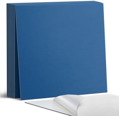 Coloray Plaktegels - Marine Portugese Tegels - 30 cm x 30 cm - Marine Plaktegels - 9 stuks - Vierkant PVC Tegels - Plaktegels Keuken - Zelfklevende Vloertegels - Vinyl Tegels Zelfklevend - Zelfklevende Tegels