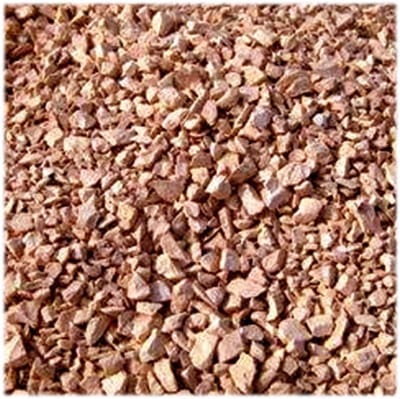 Siergrind Zak - Tuinkiezels Decoratie - Tuinpad Aanleg - Gebroken Porfier Steen - 16-32 mm Korrel - Beige Bruin
