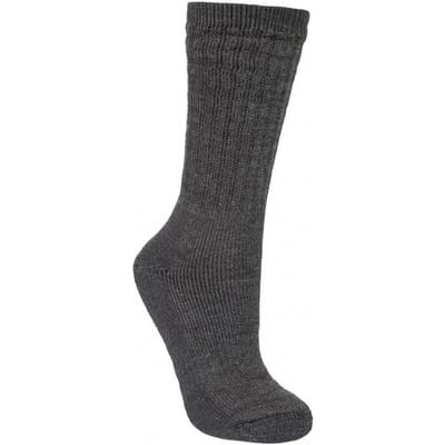 Trespass Herenwandelaar Merino Wollen Wandelschoenen Sokken (1 Paar) (Zwarte mergel)