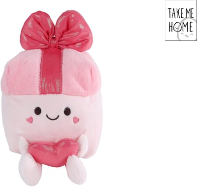 Vedes pluche knuffel cadeau 19,5cm - zacht pluche hart speelgoed.