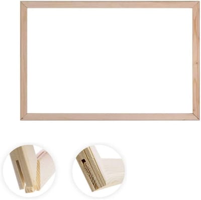 Canvas Stretcher Bars met Houten Frame, 40x50cm, DIY Frames voor Schilderen, Diamond Painting en Borduren